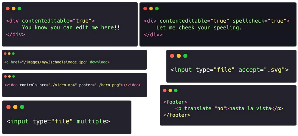 强大又实用的 HTML 属性