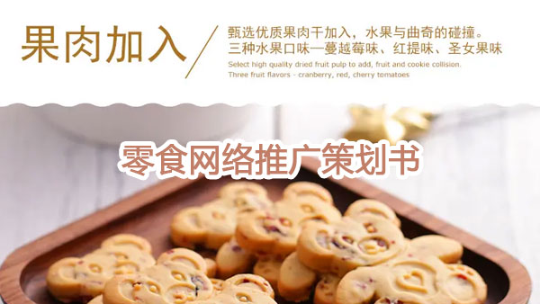 零食网络推广策划书